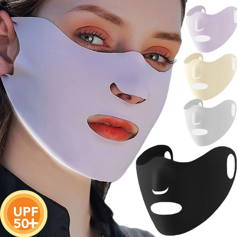 Sports Mask Breathable - IJszijde zonnebrandmasker Vrouwelijk ademend dun gedeelte