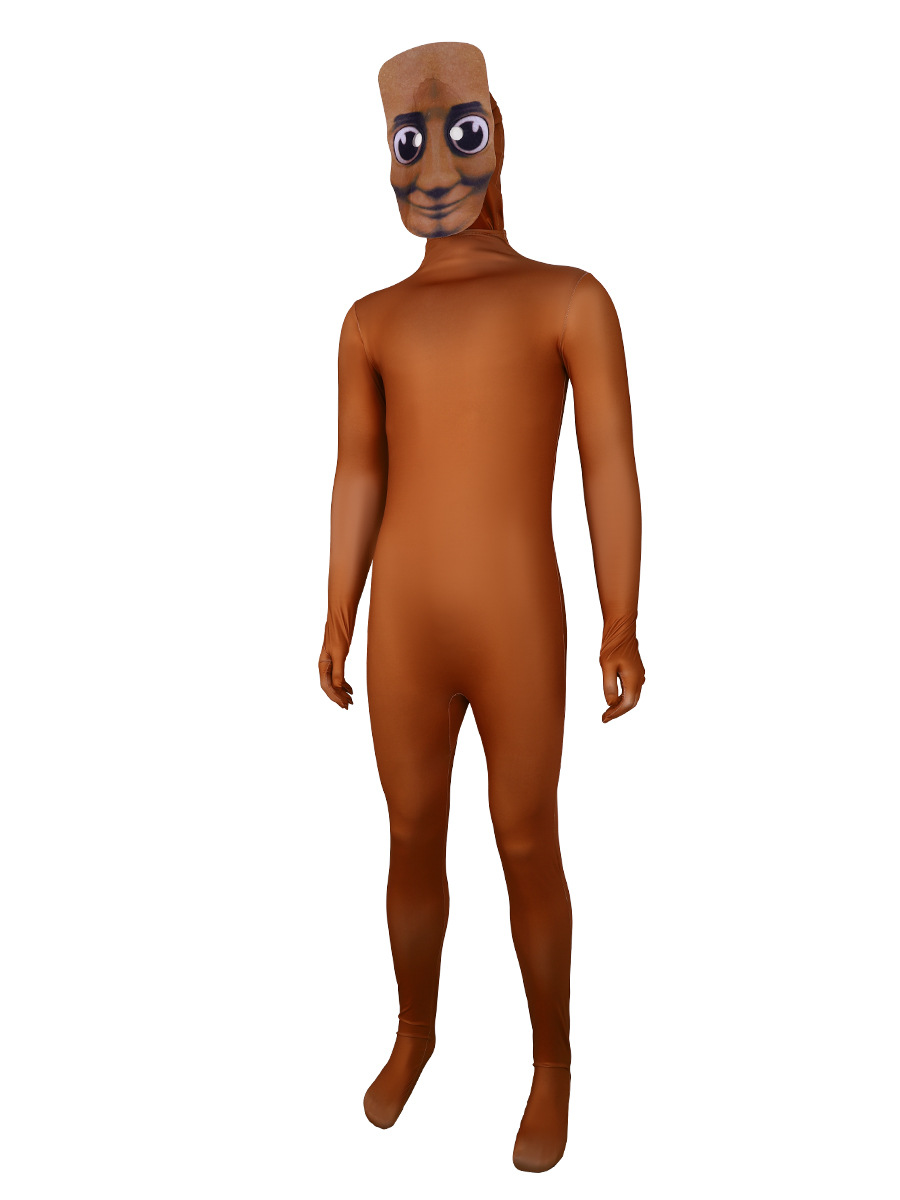 Geel bodysuit party cosplay ko - Kids Face Mask recensie en prijs