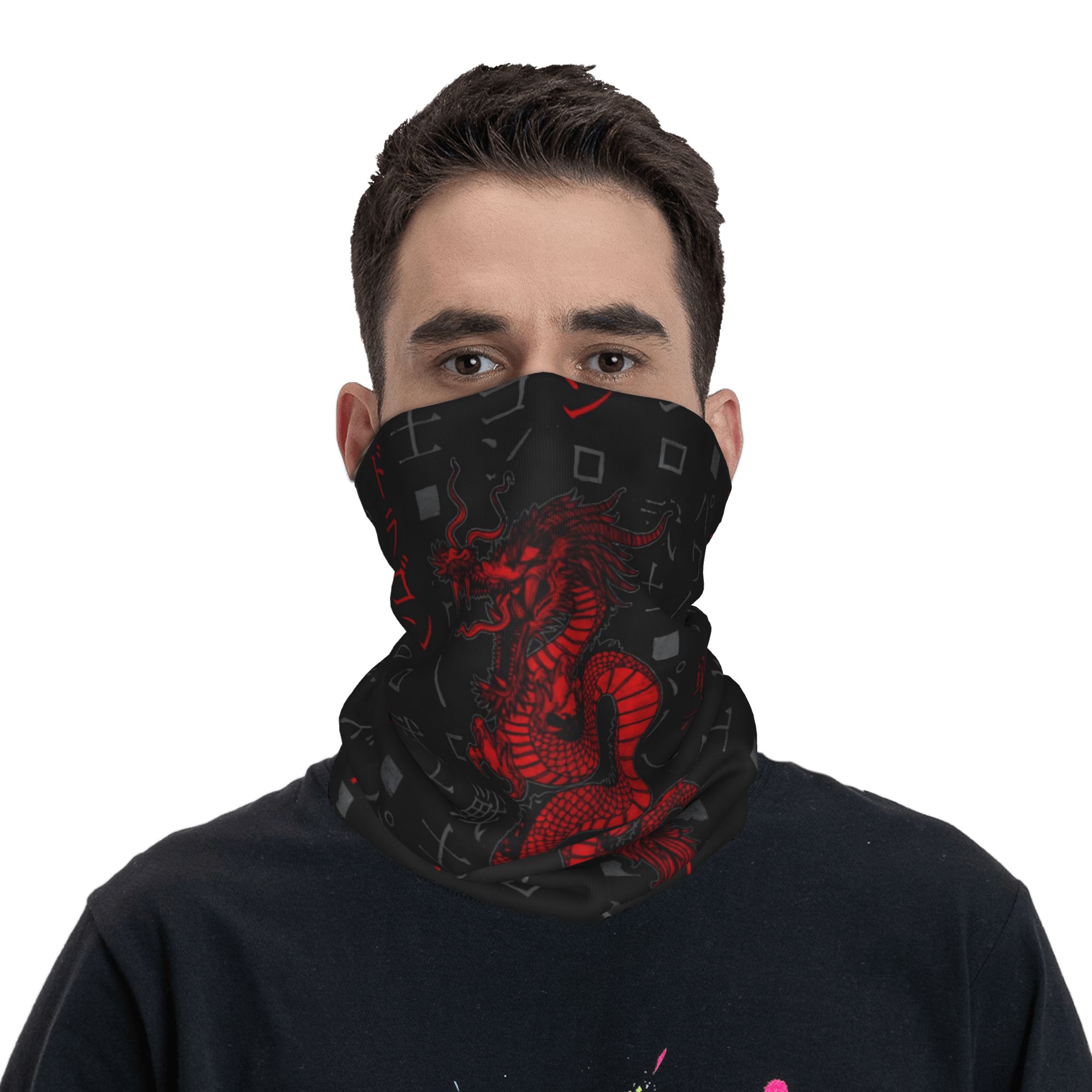 Rode Draak Dier Bandana Halsbe - Neck Gaiter Face Cover recensie en prijs