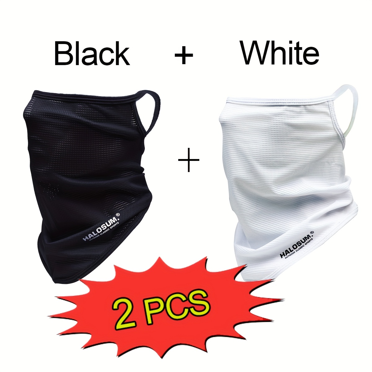 1/2 Stuks Ijs Zijde Gezichtsma - Sports Mask Breathable recensie en prijs