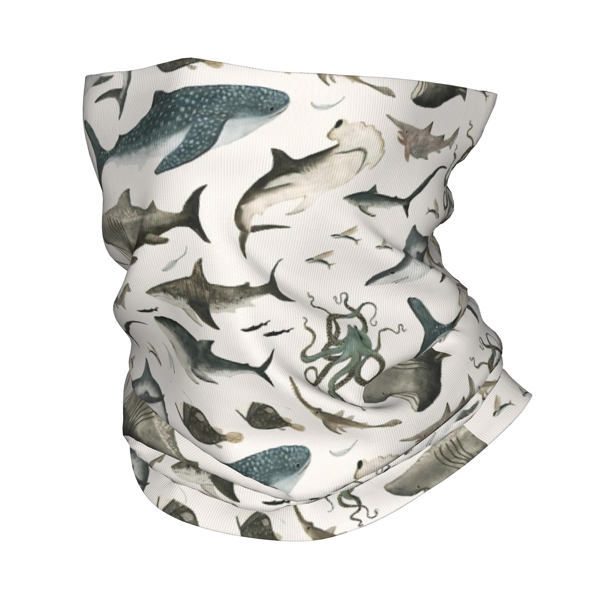 Shark Ocean Animal Sharks Band - Neck Gaiter Face Cover recensie en prijs